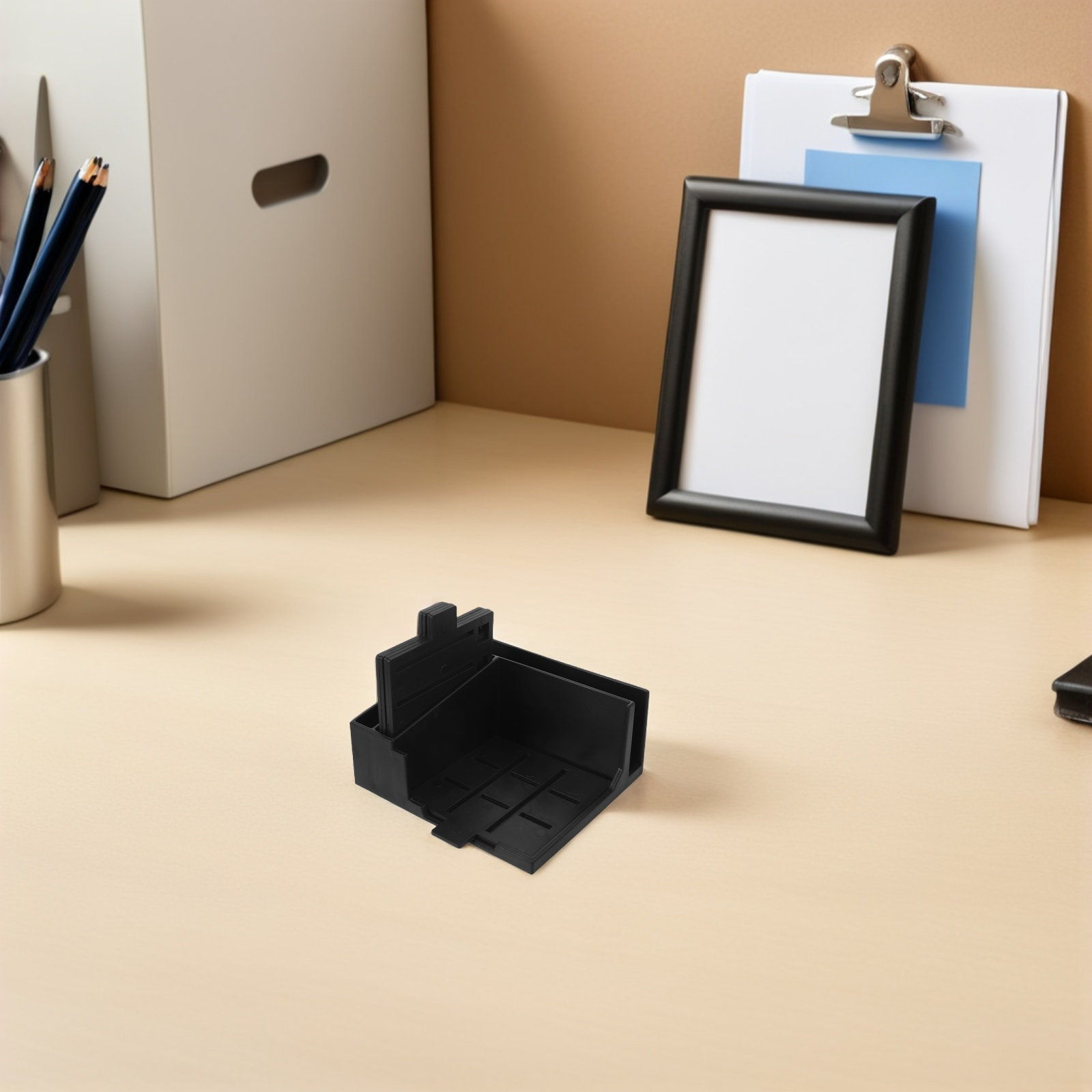 Sticky Memo Holder - 1 Set Notizblock-Organizer aus Kunststoff, Haftnotizblock-Halter