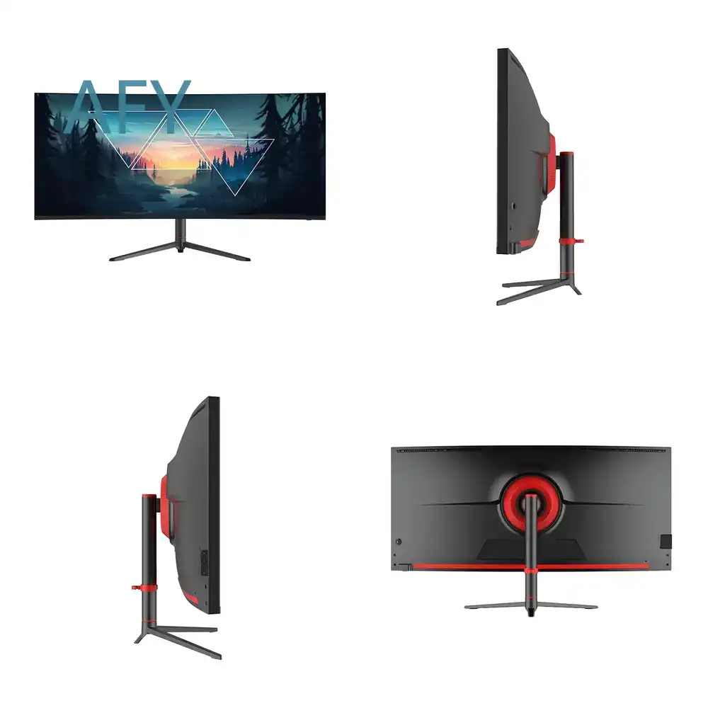 Desk Setup Dual Monitor - Flashworth 34 Zoll 4K Curved Gaming-Monitor