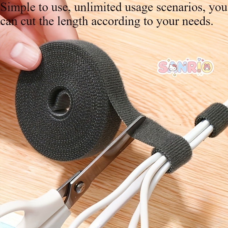 Cable Velcro Strap - 2 Stück selbstklebende Klettverschluss-Kabelbinder, Einzelstück 5