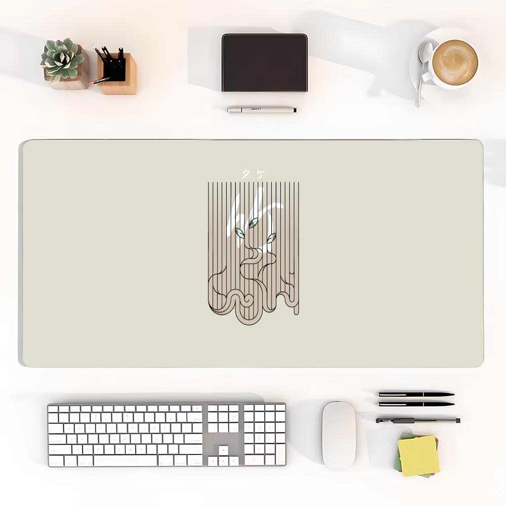 Desk Setup Options - Gaming-Mauspad – rutschfeste Schreibtischunterlage mit Gummibasis,