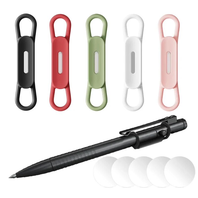 Pen Cup Magnetic - 1–5 Stück magnetischer Stifthalter, verstellbarer Silikon-Stifthalter