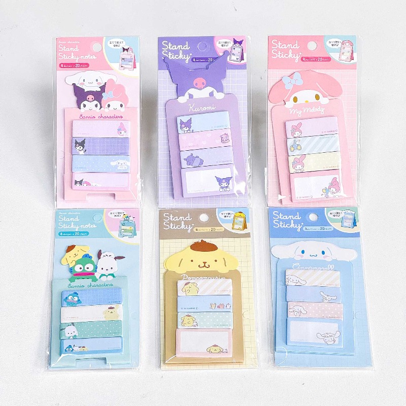 Sticky Memo Holder - Sanrio Kawaii Kuromi Cinnamoroll My Melody