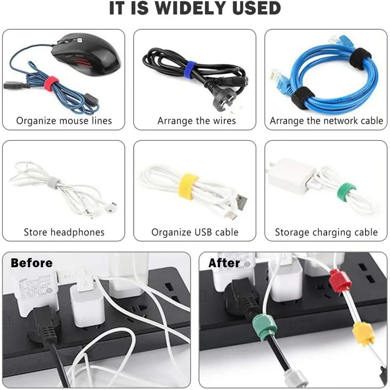 1/2/3 Stück Wiederverwendbarer – Cable Velcro Strap Bewertung und Preis