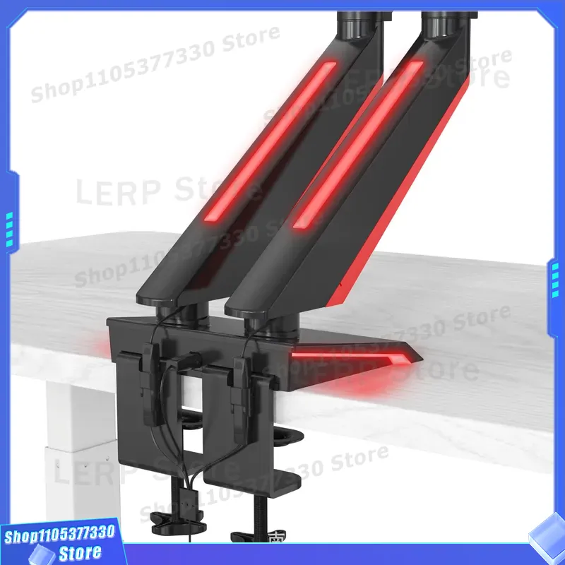 Aluminium Doppelmonitorhalteru – Desk Setup Dual Monitor Bewertung und Preis