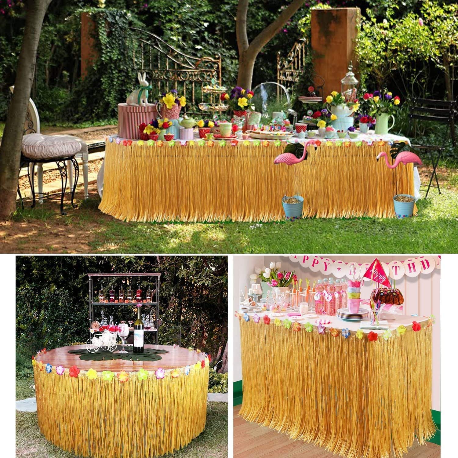 Strohfarbener Luau-Gras-Tischr – Desk Setup Plants Bewertung und Preis