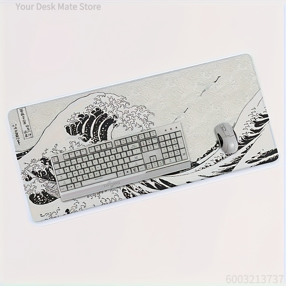 Schwarz-weiße XXL-Schreibtisch – Desk Setup Black And White Bewertung und Preis