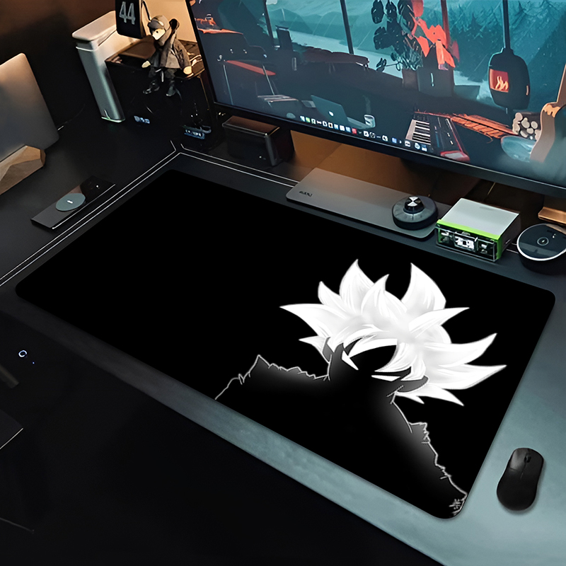 DBZ Schwarzes Anime-Mauspad Dr – Desk Setup Rug Bewertung und Preis