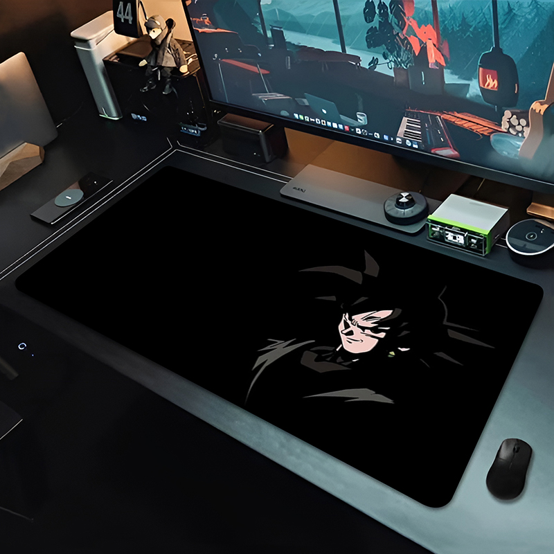 DBZ Schwarzes Anime-Mauspad Dr – Desk Setup Rug Bewertung und Preis