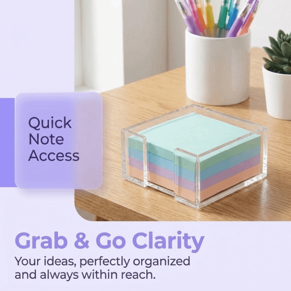 Transparenter Haftnotizhalter  – Sticky Memo Holder Bewertung und Preis