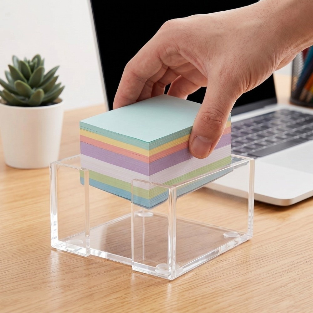 Transparenter Haftnotizhalter  – Sticky Memo Holder Bewertung und Preis