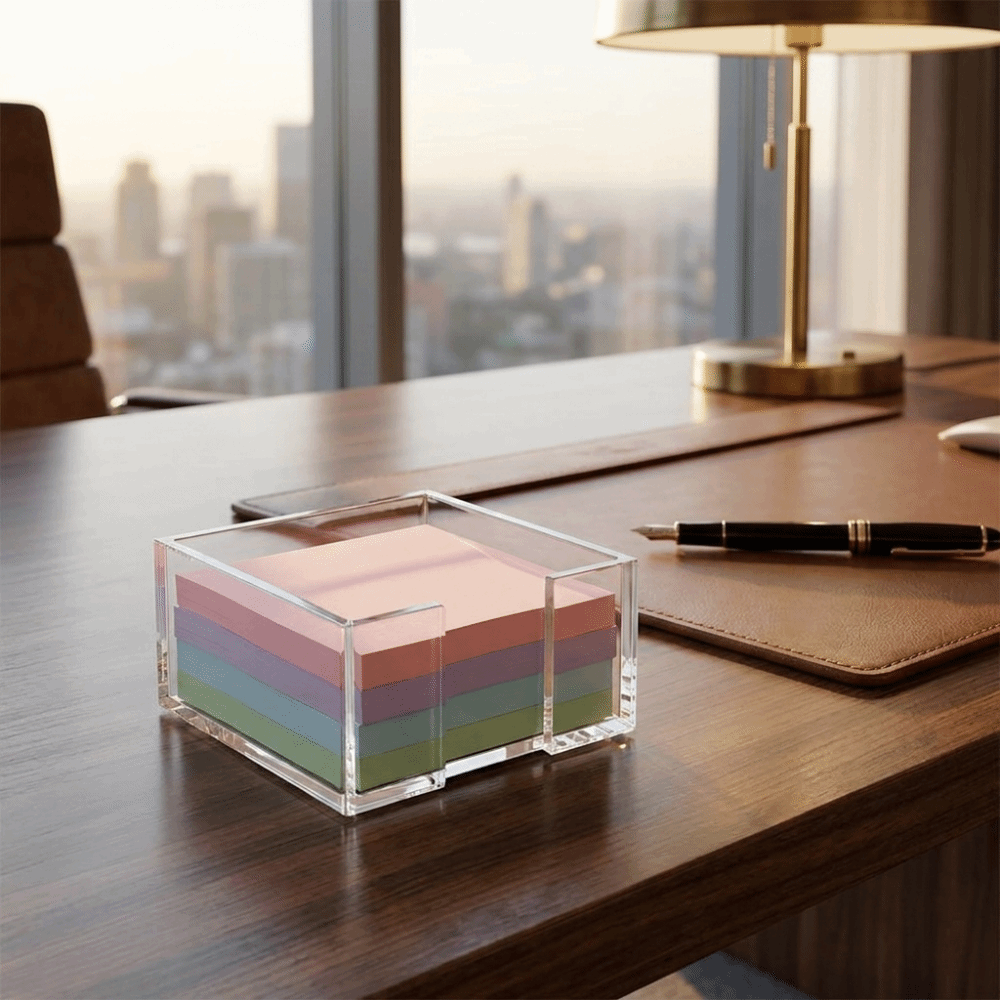 Transparenter Haftnotizhalter  – Sticky Memo Holder Bewertung und Preis