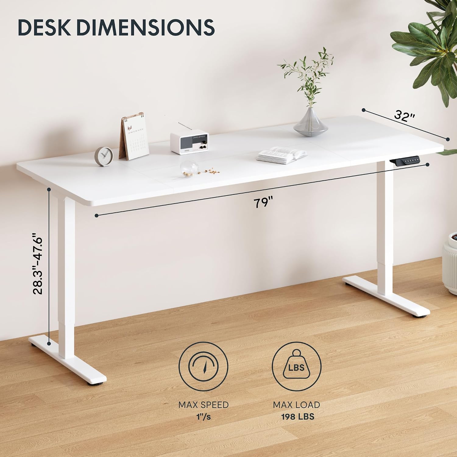 Großer elektrischer Stehschrei – Desk Setup Dual Monitor Bewertung und Preis