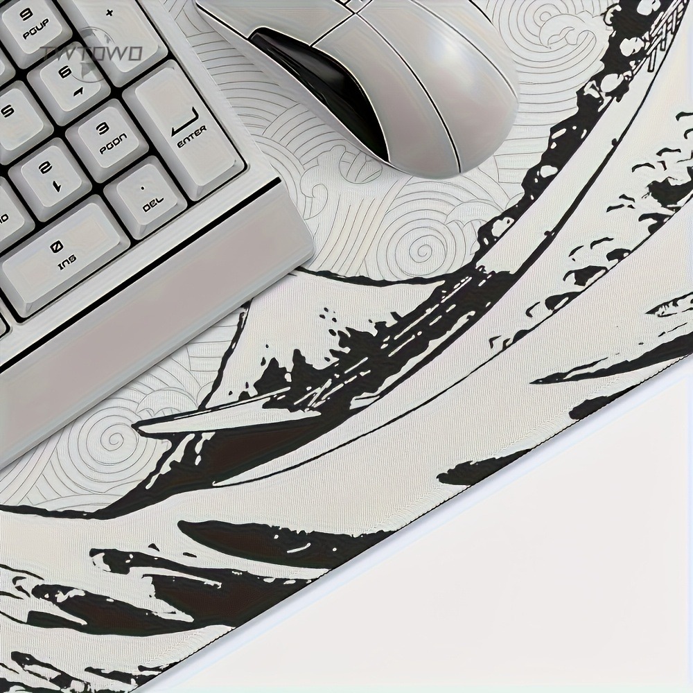 Schwarz-weiße XXL-Schreibtisch – Desk Setup Black And White Bewertung und Preis