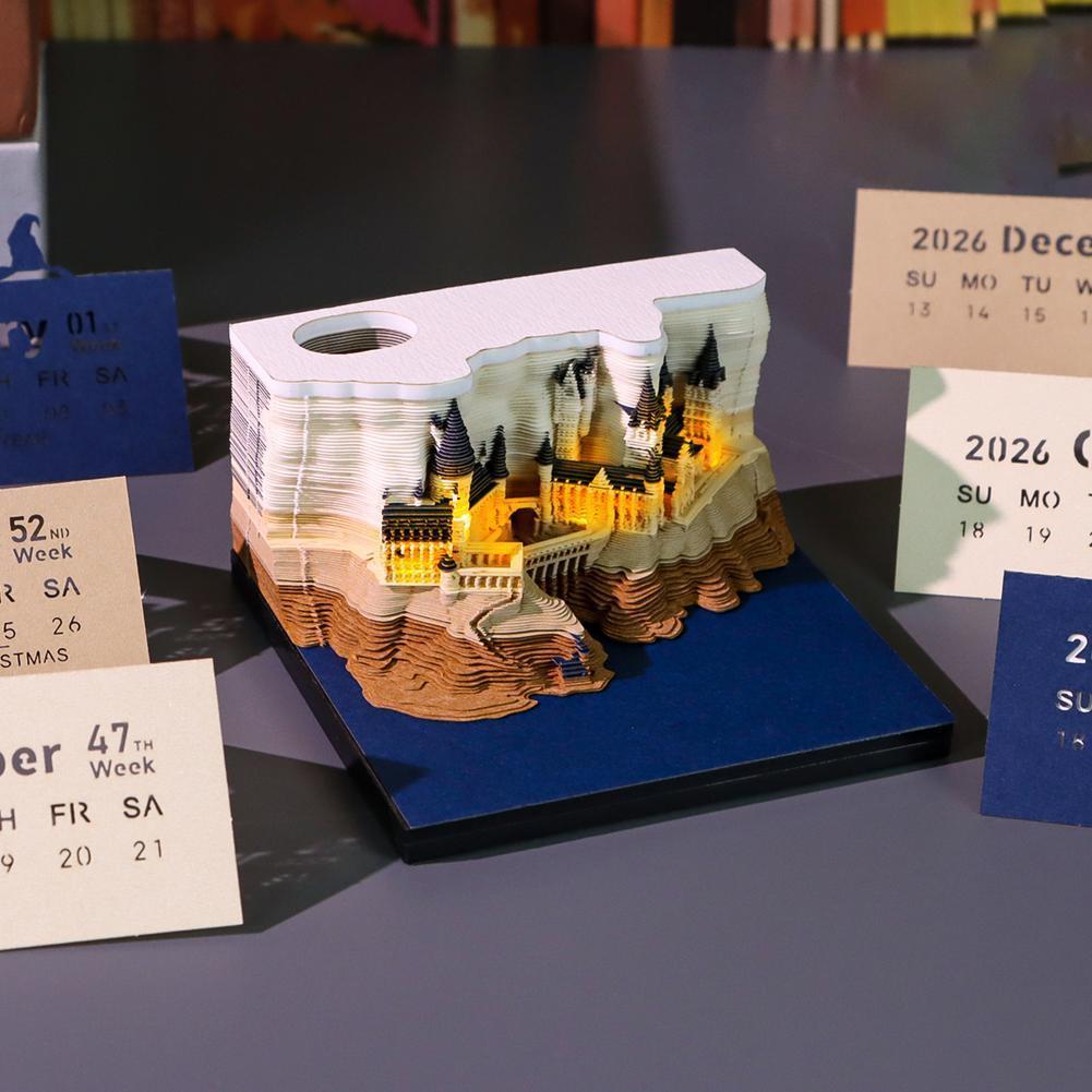 Mystischer 3D-Tischkalender, P – Sticky Memo Holder Bewertung und Preis