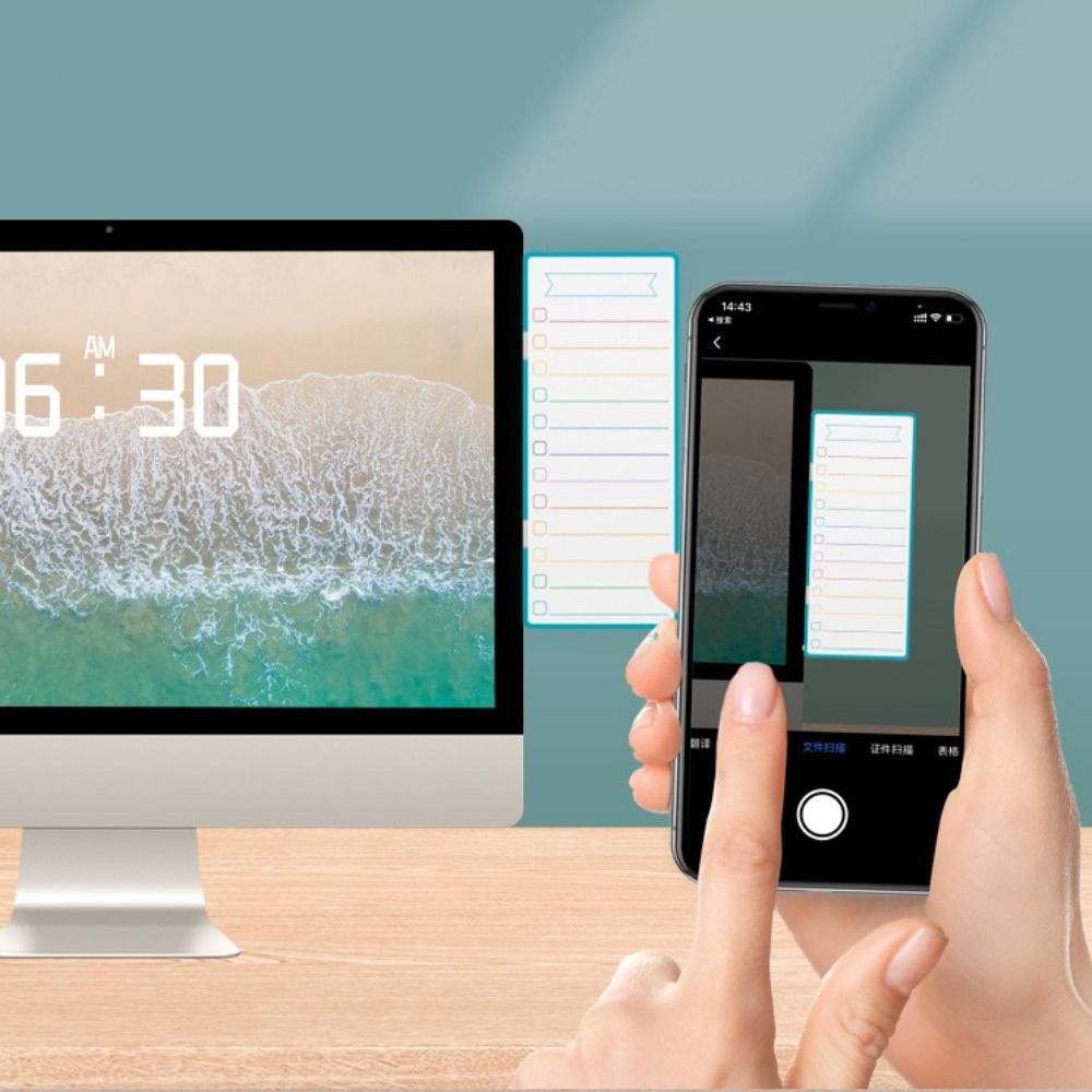 Seite Notiztafel, gebackene Fa – Sticky Memo Holder Bewertung und Preis