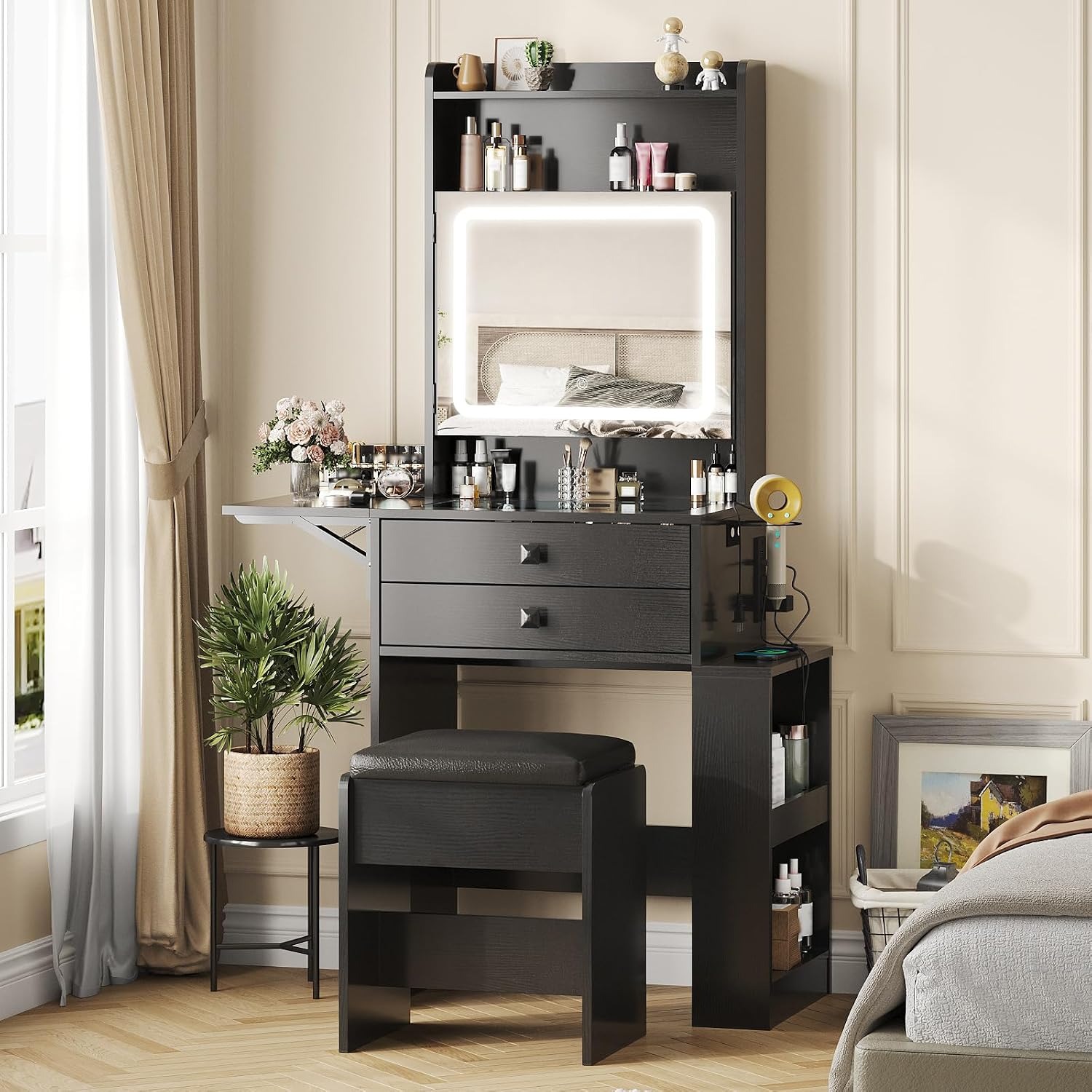 Kleiner Schminktisch mit klapp – Desk Setup Small Bewertung und Preis