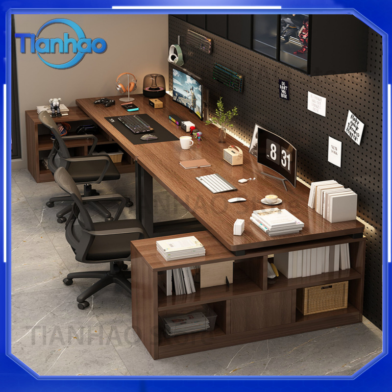 L-förmiger Gaming-Schreibtisch – Desk Setup Dual Monitor Bewertung und Preis