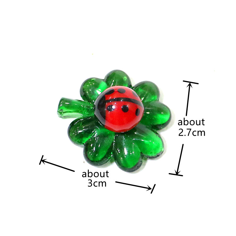 5 Stück grüne Mini-Glas-Vierbl – Desk Setup Plants Bewertung und Preis