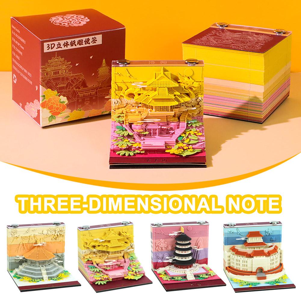 3D-Notizblock mit antiker Arch – Sticky Memo Holder Bewertung und Preis