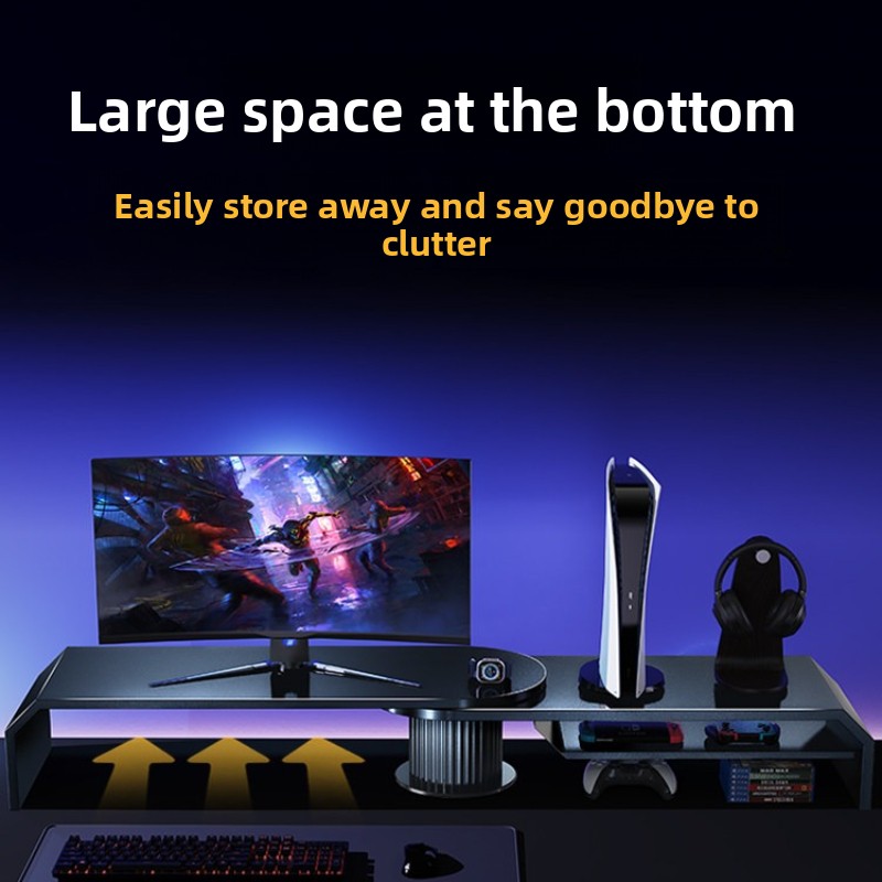 Gaming-Dual-Monitor-Ständer, B – Desk Setup Dual Monitor Bewertung und Preis