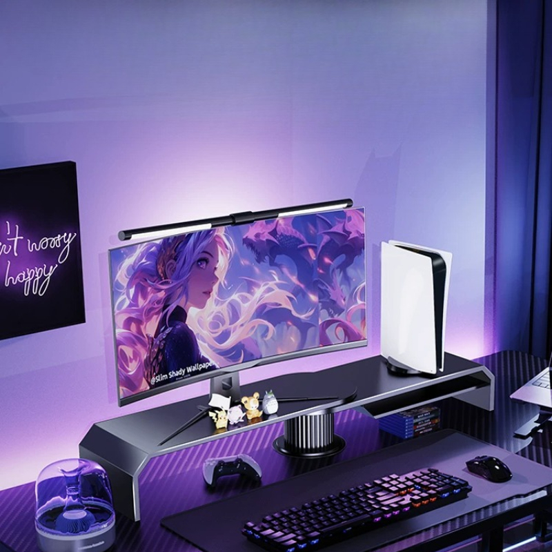 Gaming-Dual-Monitor-Ständer, B – Desk Setup Dual Monitor Bewertung und Preis