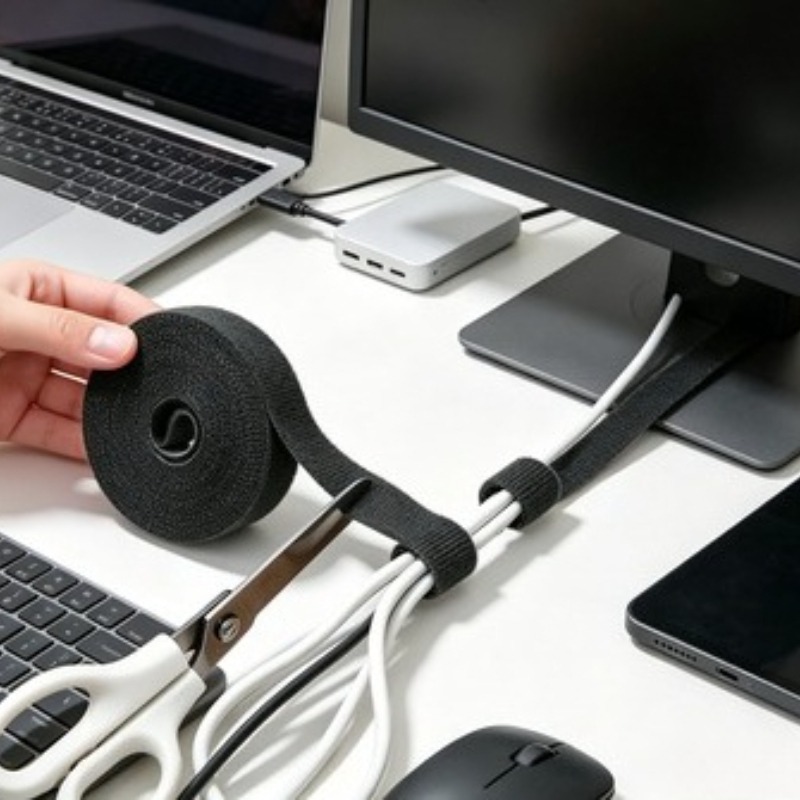 2 Stück selbstklebende Klettve – Cable Velcro Strap Bewertung und Preis