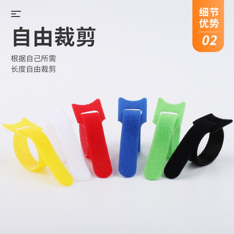 10-teiliges Katzenkopf-Nylonba – Cable Velcro Strap Bewertung und Preis