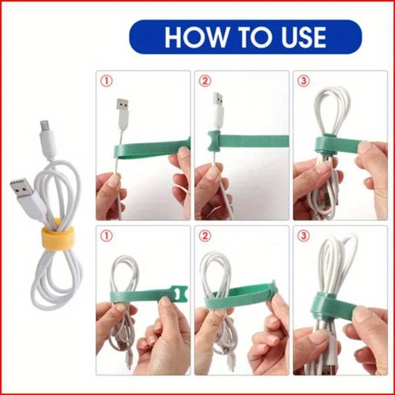 30 Stück Mehrfarbige Wiederver – Cable Velcro Strap Bewertung und Preis