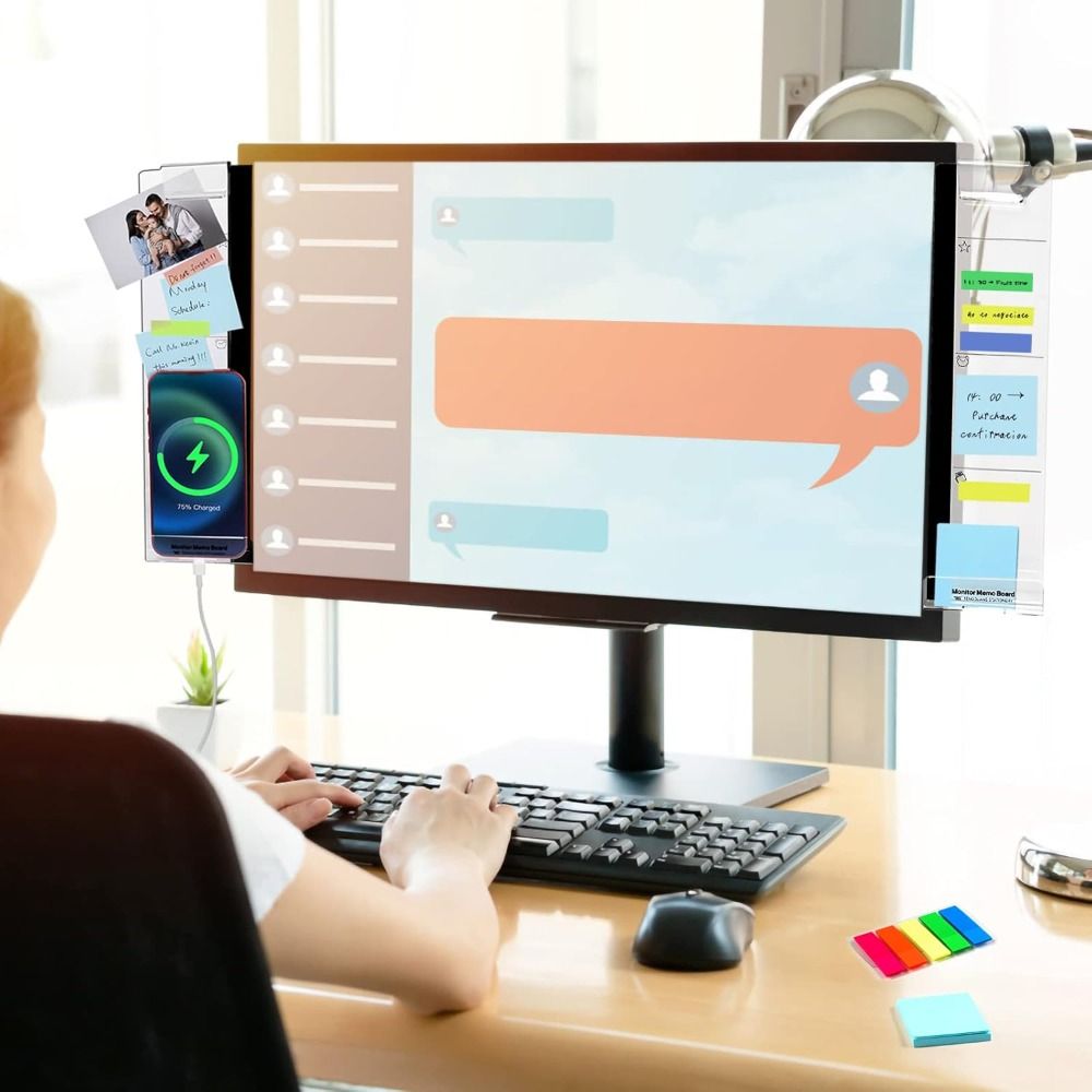 Transparente Monitor Memo Boar – Sticky Memo Holder Bewertung und Preis