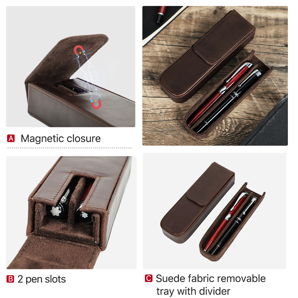 CONTACT'S FAMILY Leder-Stiftet – Pen Cup Magnetic Bewertung und Preis