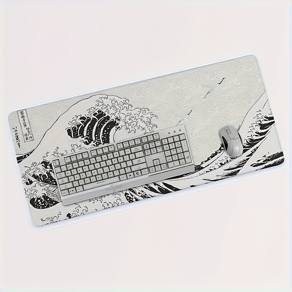 Schwarz-weiße Wave Art XXL Sch – Desk Setup Black And White Bewertung und Preis